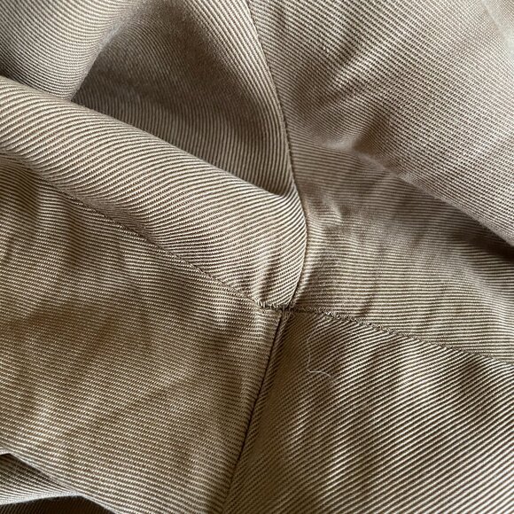 Amanda Moss Peggy Pant in Camel Tencel, Size Large - Picture 6 of 6